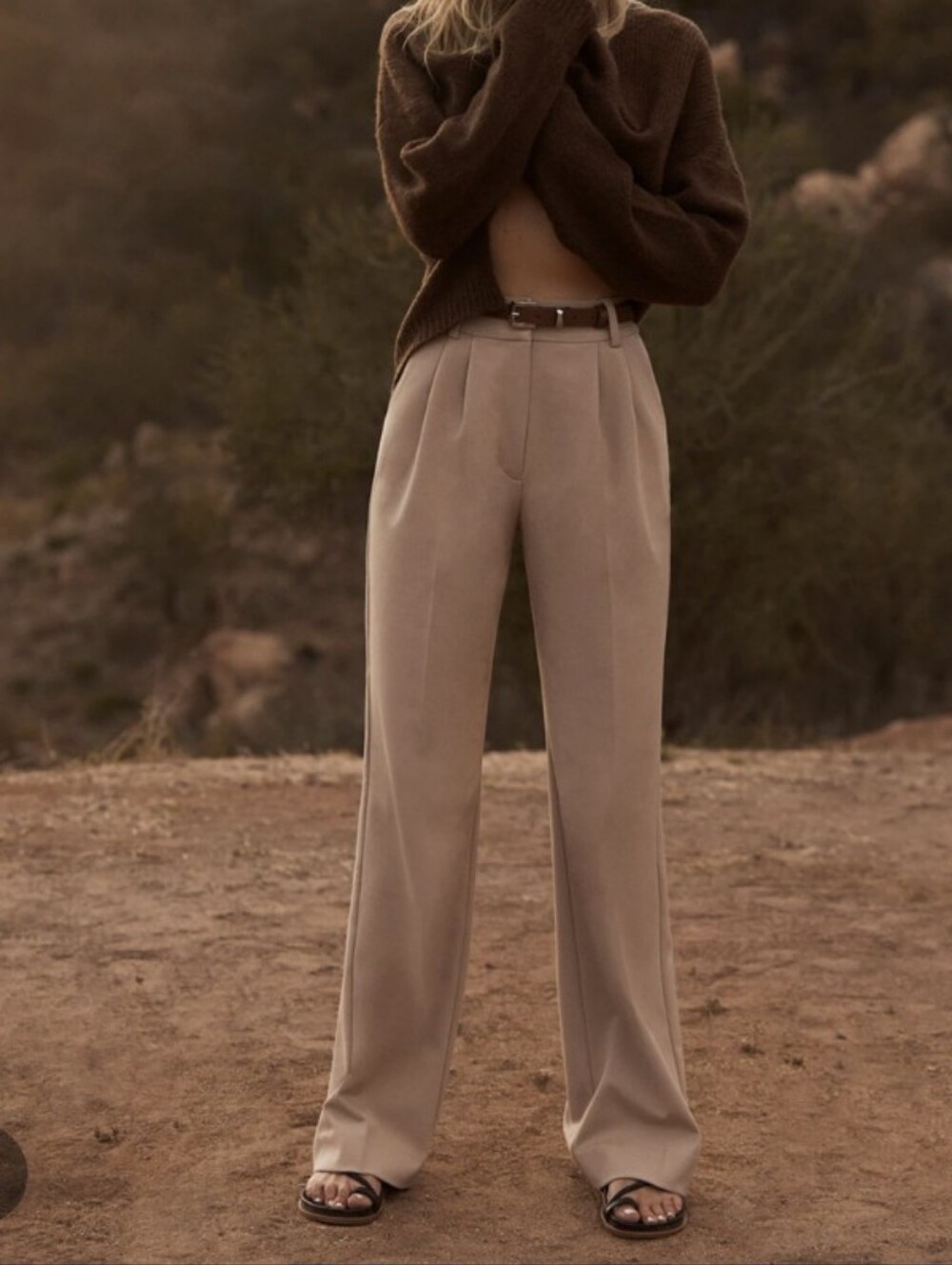 Favorite Daughter The Favorite Pant Pleated Wide Leg